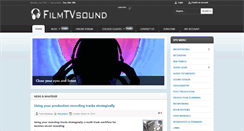 Desktop Screenshot of filmtvsound.com