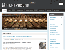 Tablet Screenshot of filmtvsound.com